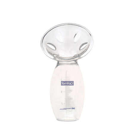 Optimal 1 piece manual silicone breast pump