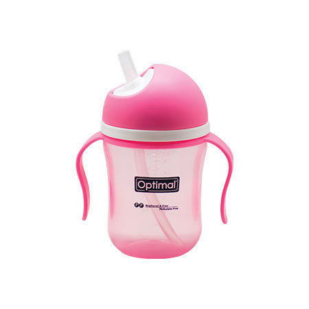 Optimal swivel head drinking bottle with handle 220 ml