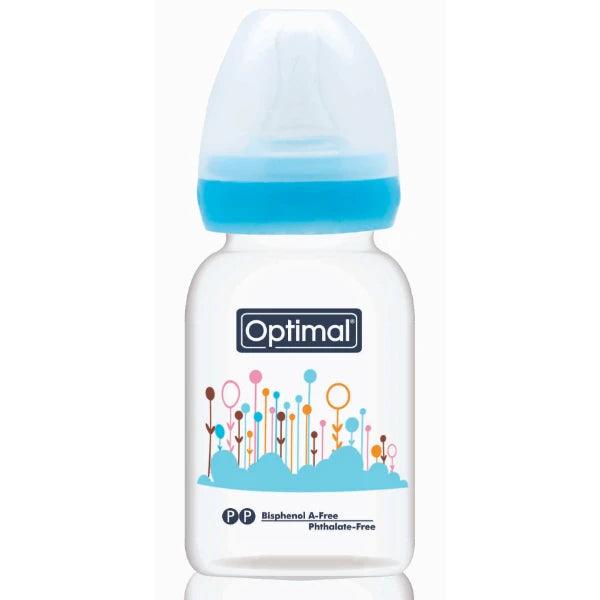 Optimal P.P slim waist feeding bottle 140 ml 0-6 months