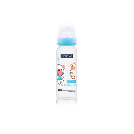 Optimal P.P orthodontic feeding bottle 240 ml 6 months +
