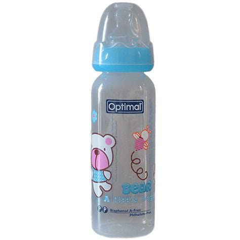 Optimal P.P slim waist feeding bottle 240 ml 6 months +