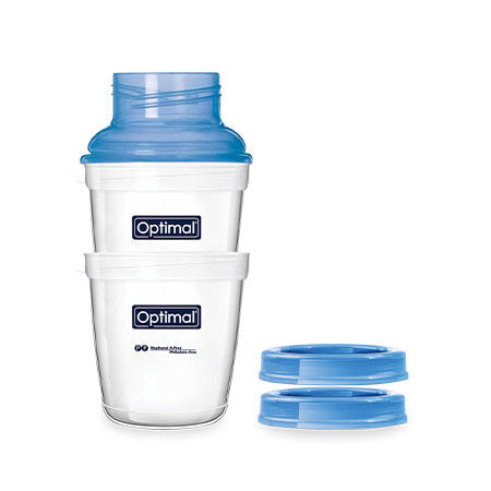 Optimal P.P wide neck food & milk storage cups