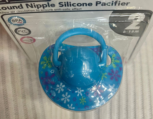 Optimal Round Nipple Silicone Pacifier 6+