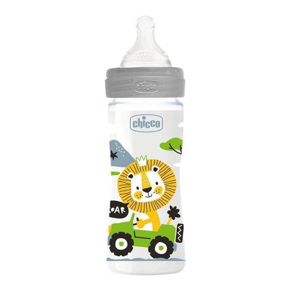 Well-Being Plastic Bottle 250ml Medium Flow Silicone