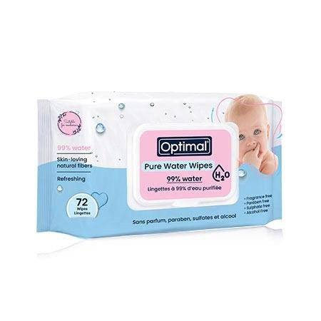 Optimal pure water wipes H2O