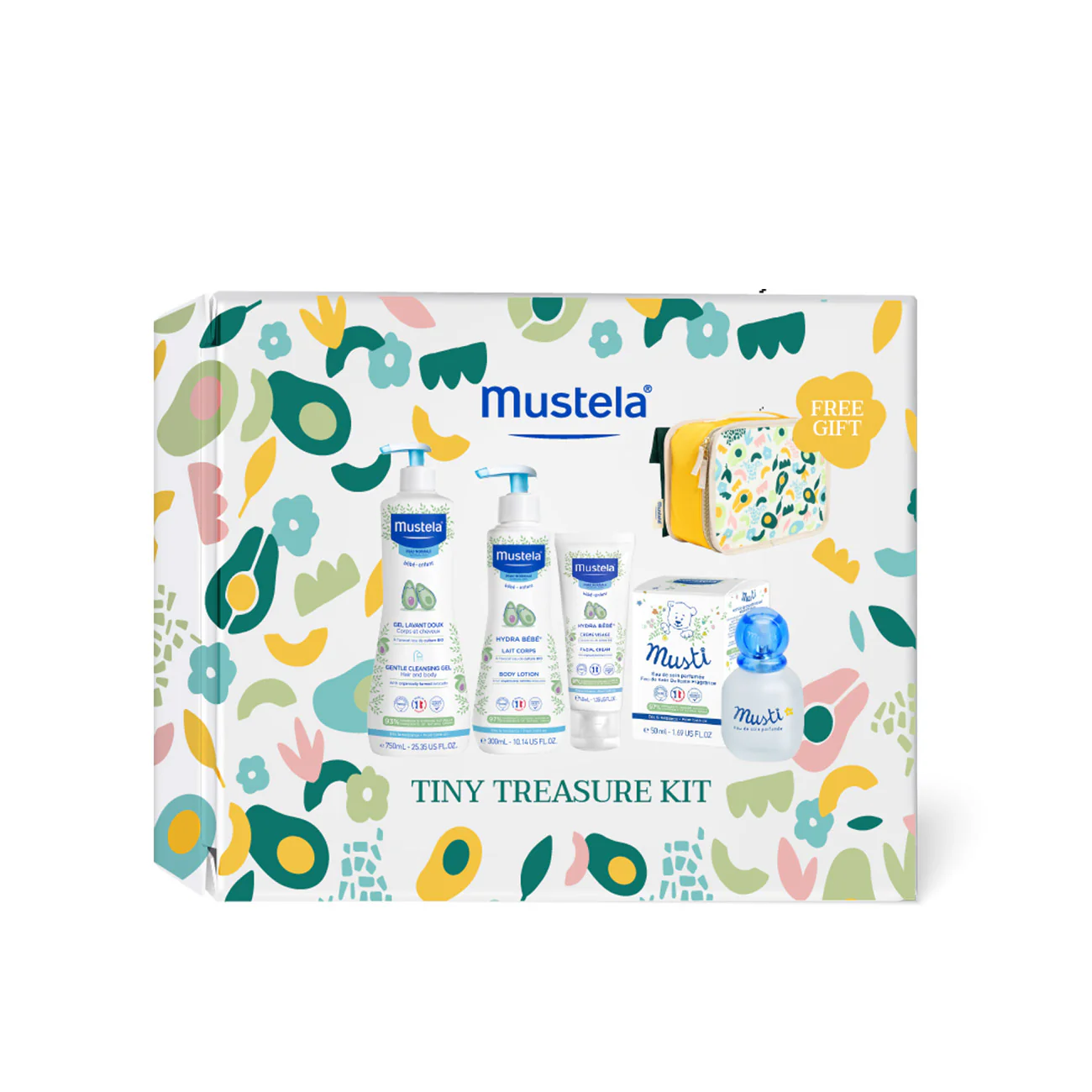 MUSTELA Tiny Treasure Kit With Pouch Pastel – BabyLight