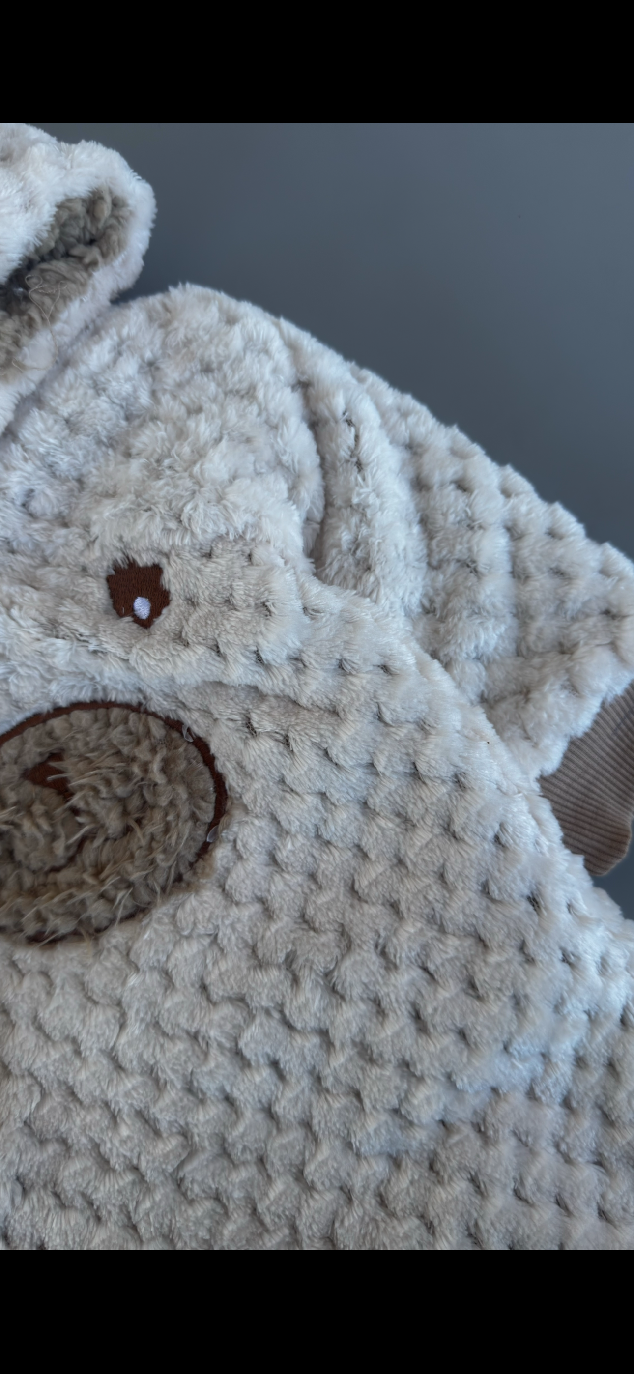 Baby fur/ wool overall