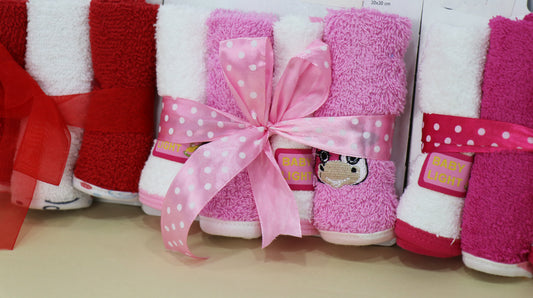 4 pieces baby towel set