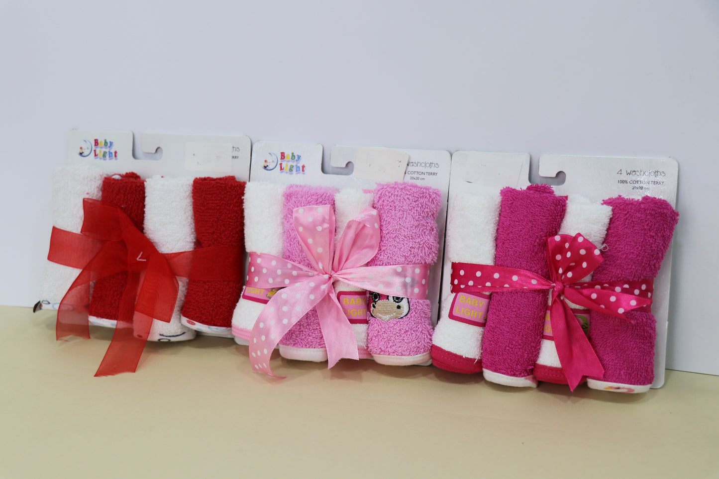 4 pieces baby towel set