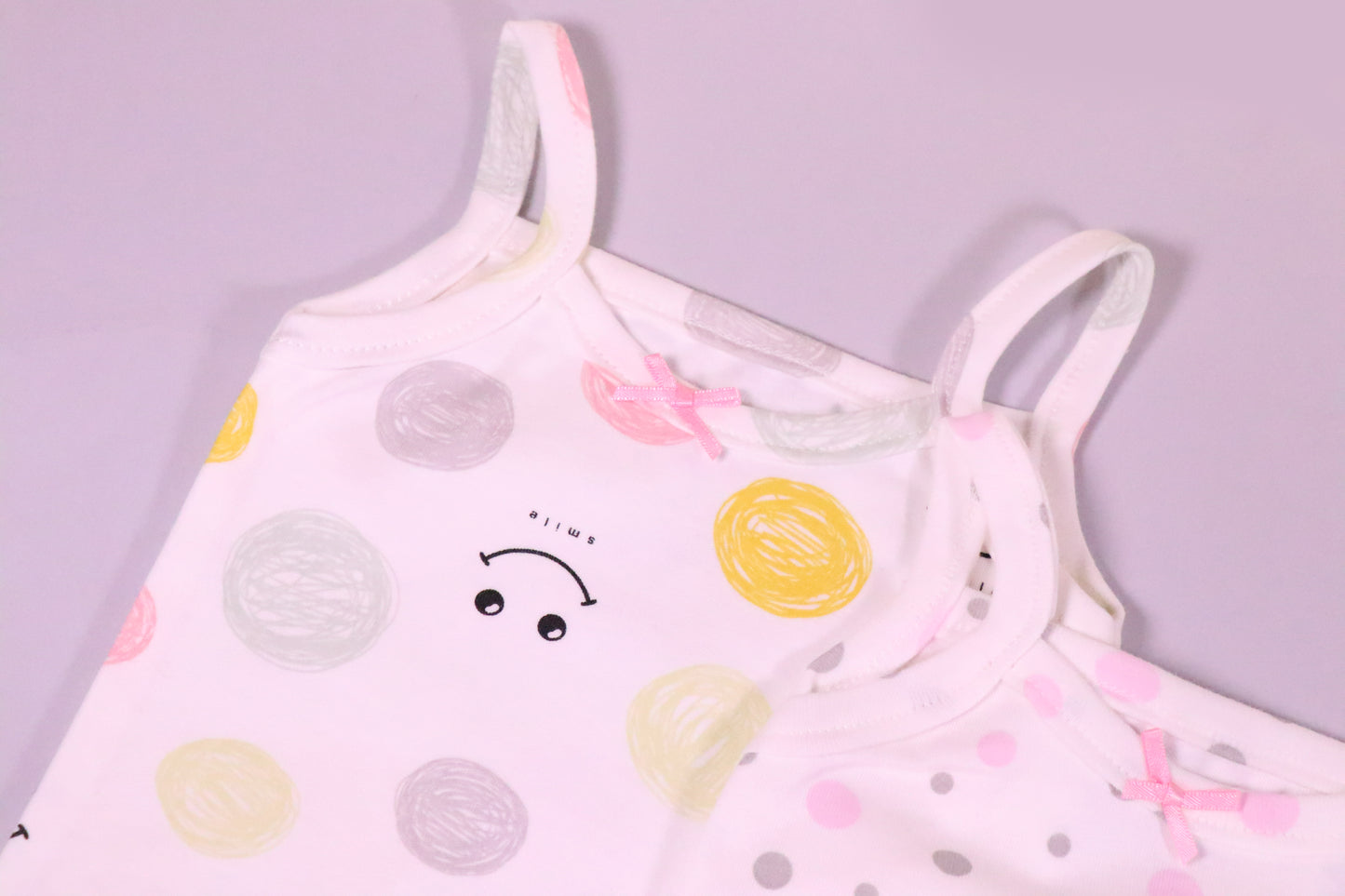 3 PIECES COTTON BODYSUIT