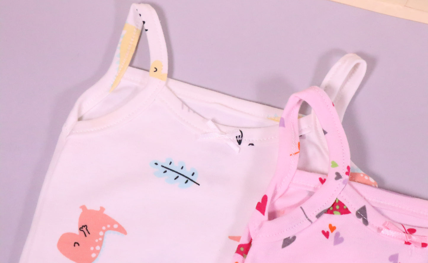 3 PIECES COTTON BODYSUIT