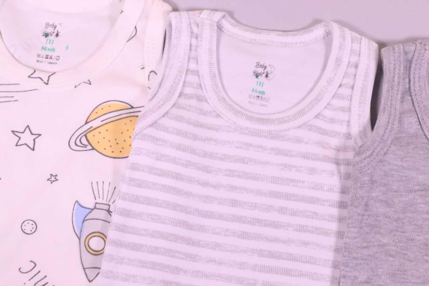 3 PIECES COTTON BODYSUIT 155