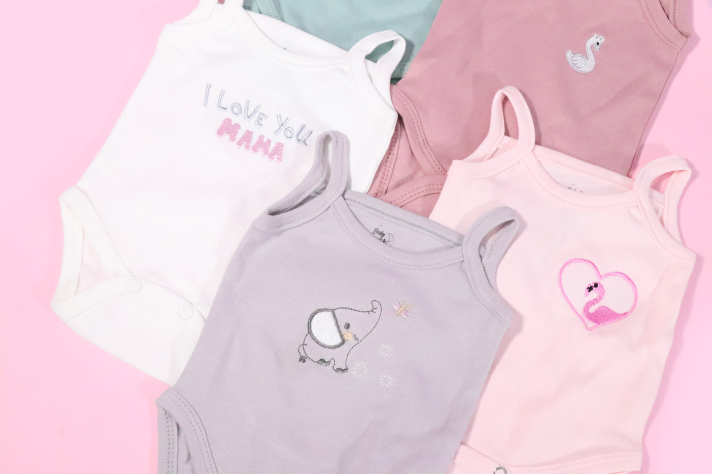 Baby cotton 5 pieces bodysuit