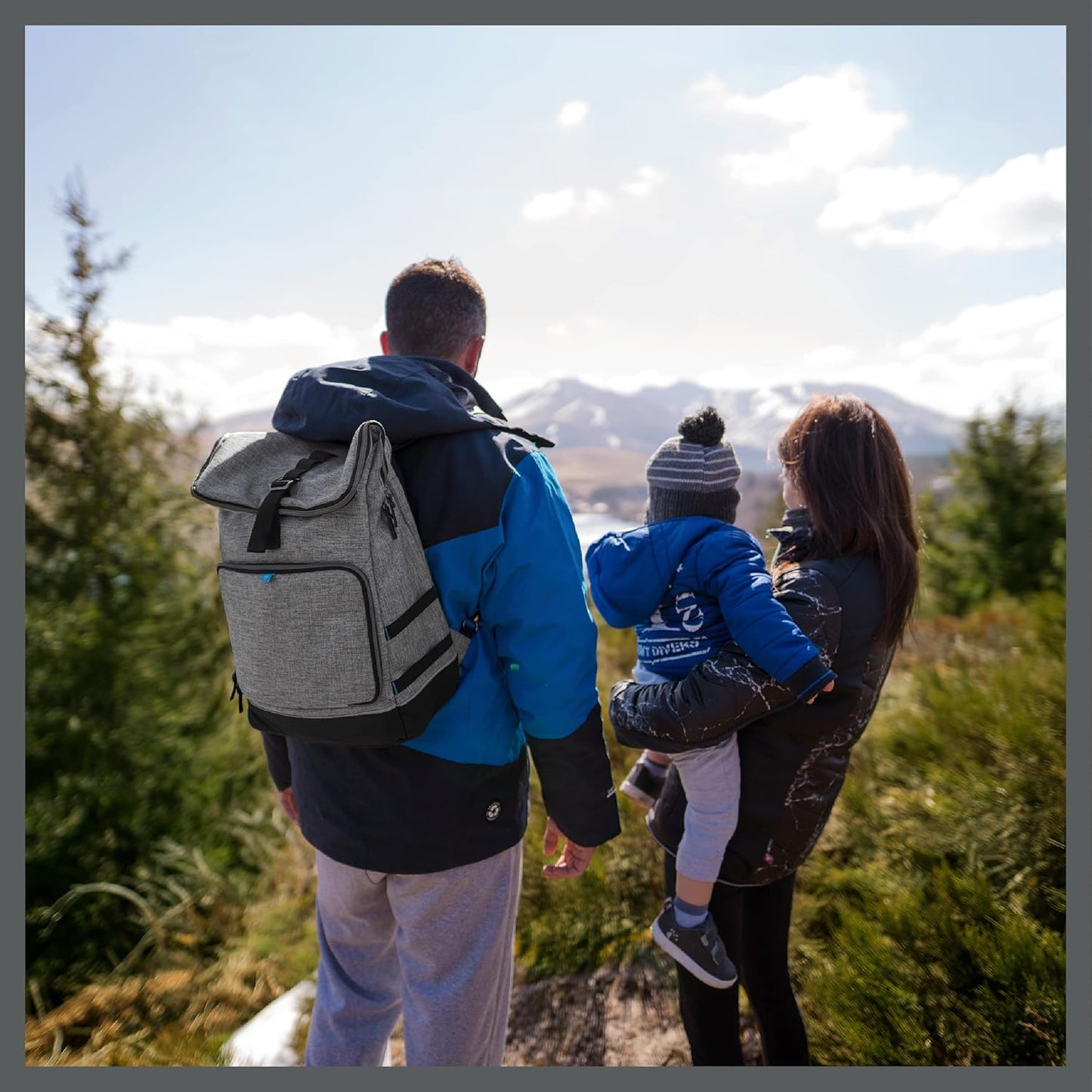 حقيبة ظهر حفاضات سانسي من بيبي موف