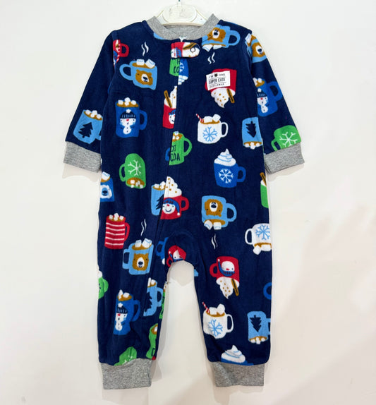 Baby fleece overall