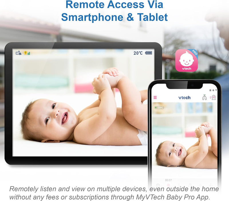 V tech Smart Wi-Fi - Video Baby Monitor with Remote Access