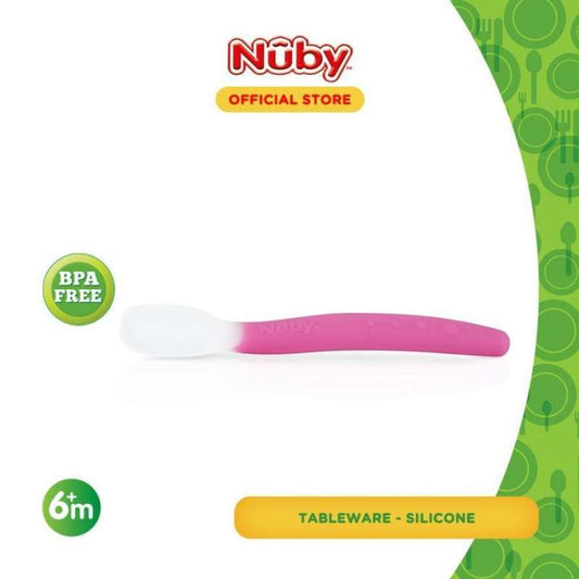 Nuby soft silicone spoon 3 m+