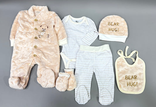 Velvet fur baby hospital set 6 pieces