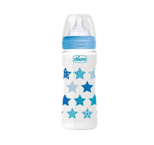 Well-Being Plastic Bottle 330ml Fast Flow Silicone