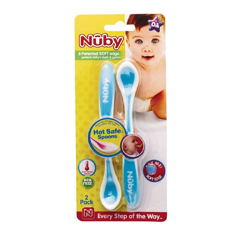 Nuby Hot Safe Spoon Assorted - 2 pack