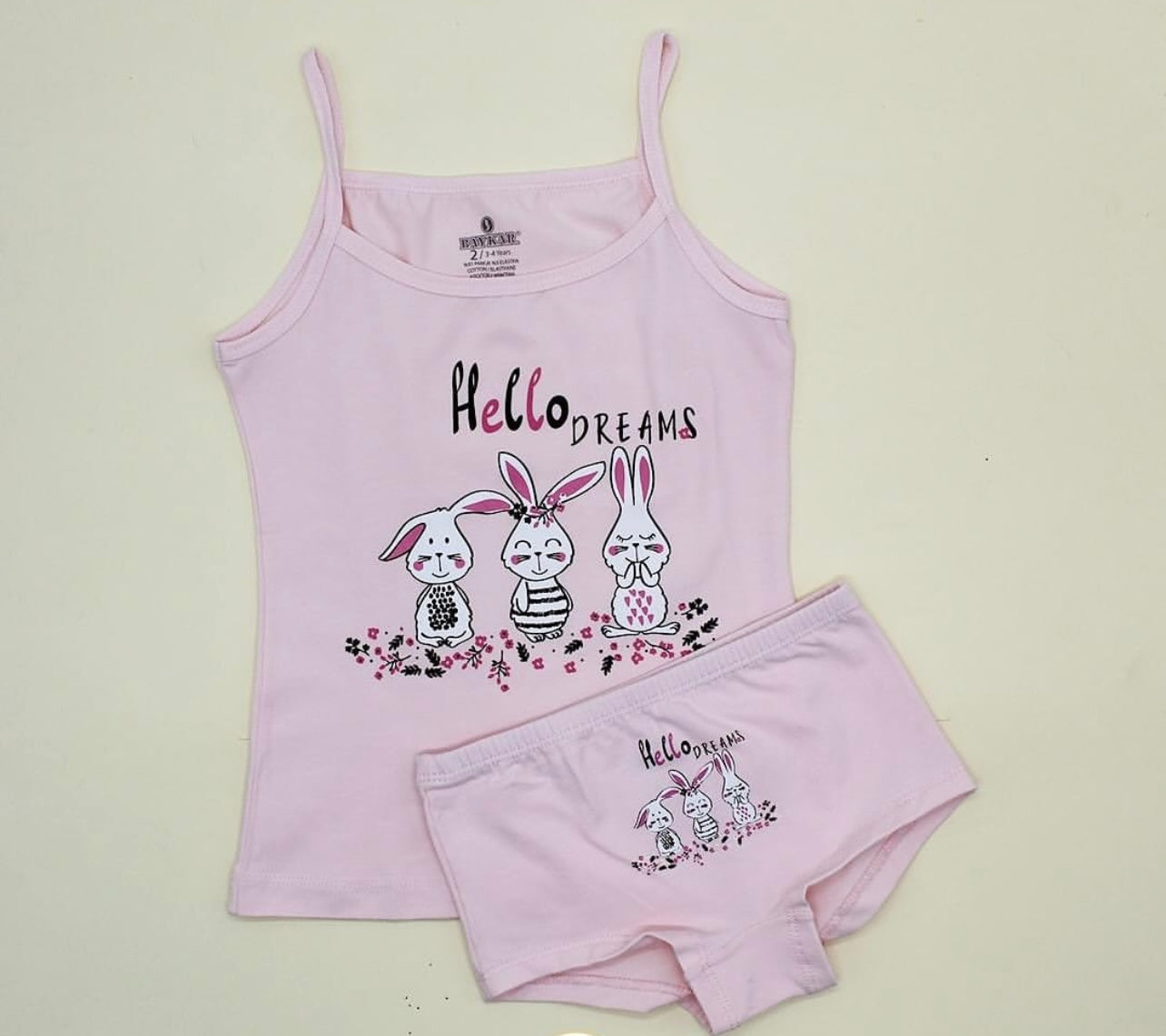 Girls 2 pieces underwear