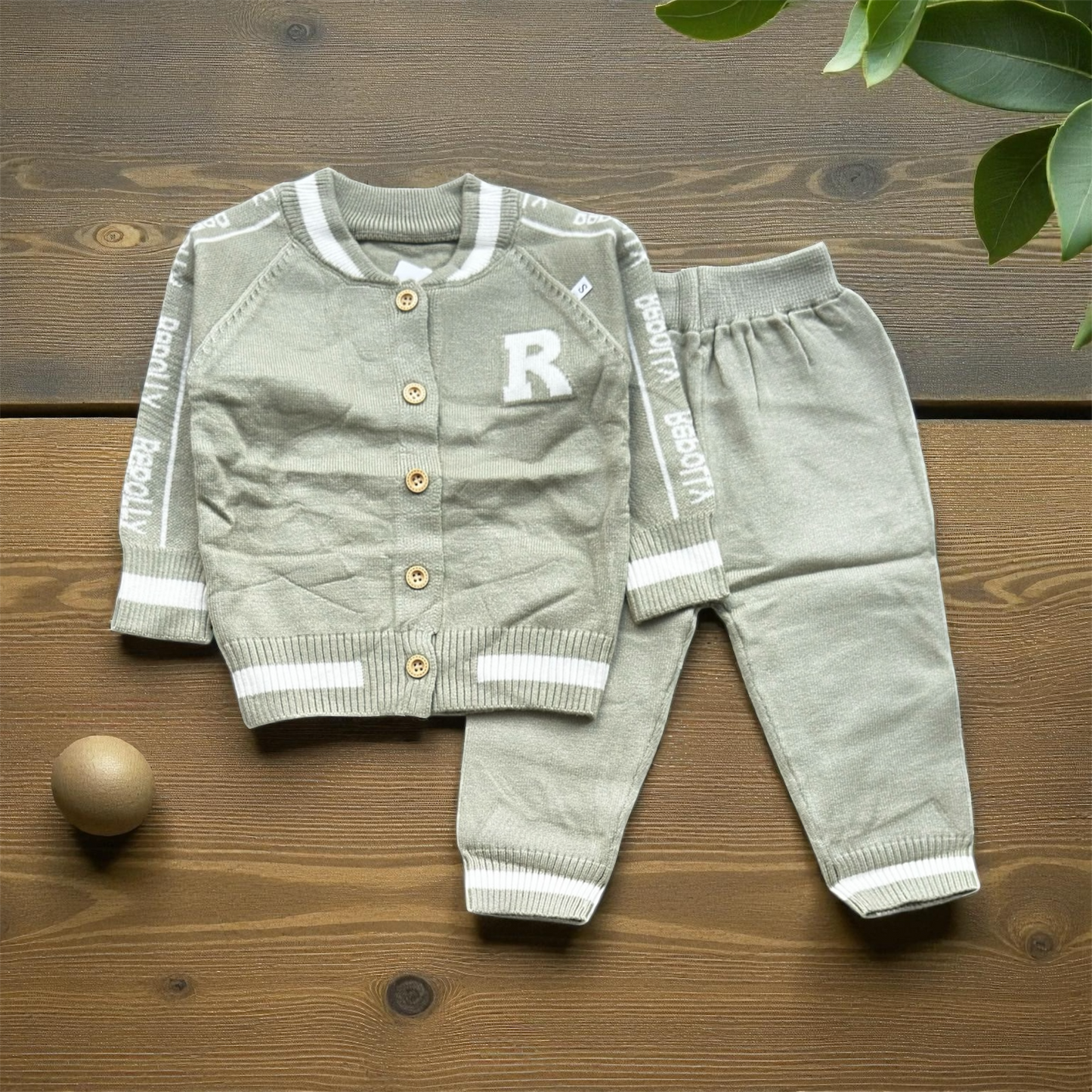 Soft wool boys outwear