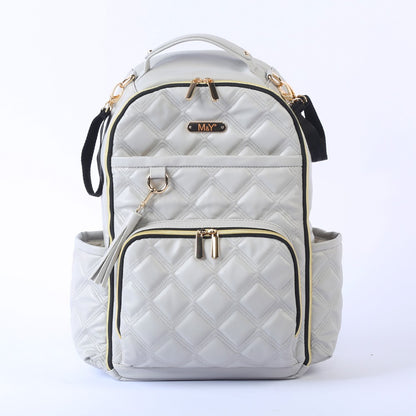 Oeste Faux Leather Backpack Diaper Bag