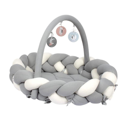 3 in 1 multifunctional, braided bed and bump sevi bebe