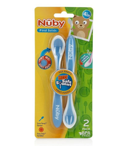 Nuby Hot Safe Spoon Assorted - 2 pack