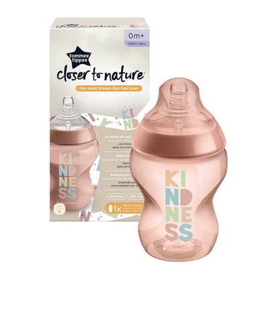Closer to Nature Baby Bottle Slow Flow Anti Colic Valve 0m+, 260ml