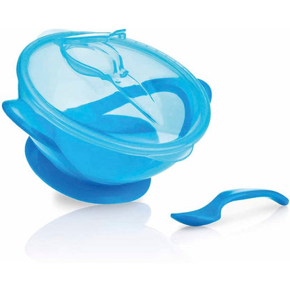 Nuby suction bowl and spoon 400 ml 6 m+