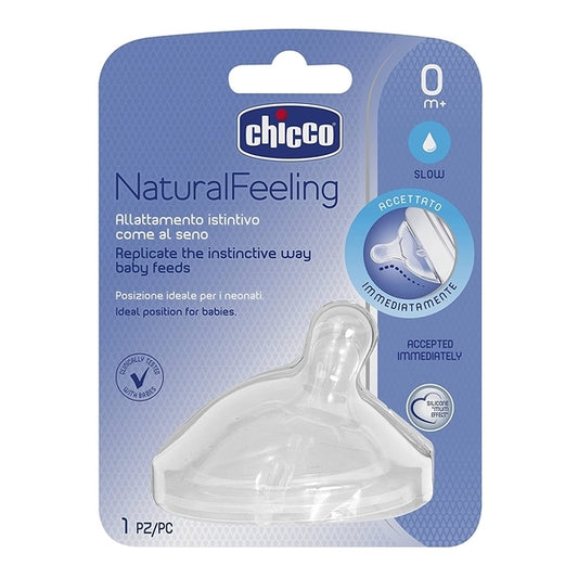Chicco Natural Feeling Regular Teat White Pack