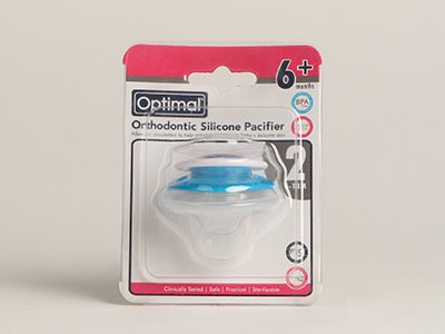 OPTIMAL-ORTHODONTIC silicone PACIFIER 6+