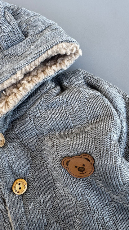 Baby fur/ wool overall