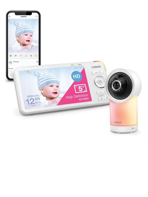 VTech Smart Video 5 Inch WiFi Pan & Tilt Baby Monitor