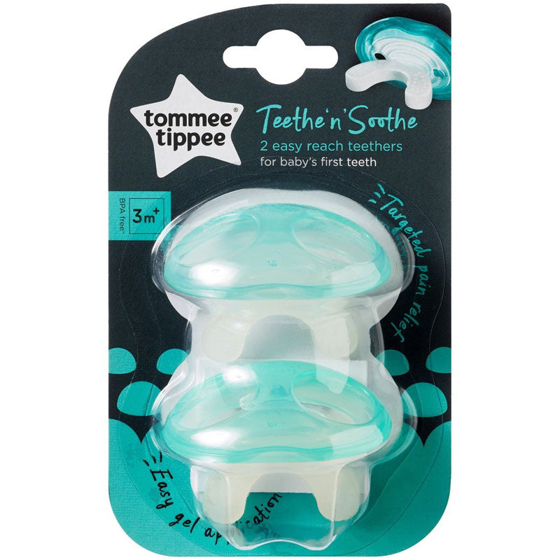 Tommee Tippee 3m+ Teethe N Soothe 2x Teethers