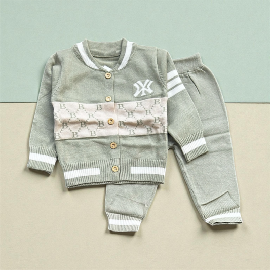 Soft wool boys outwear