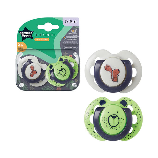 Fun Soothers 0-6M 2 Pack