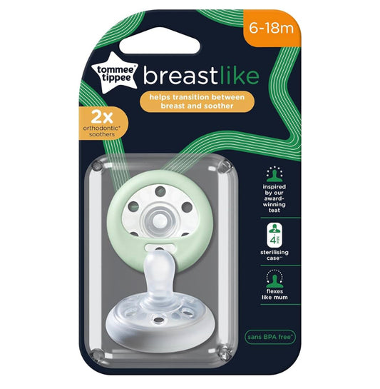 Tommee tippee  soother breast like 6-18 months