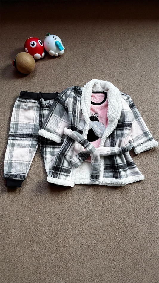 Winter fur kids pjs