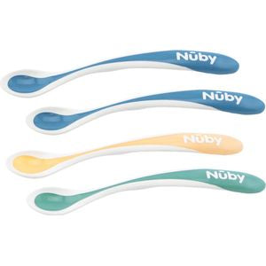 Nuby hot safe spoons 3 m+