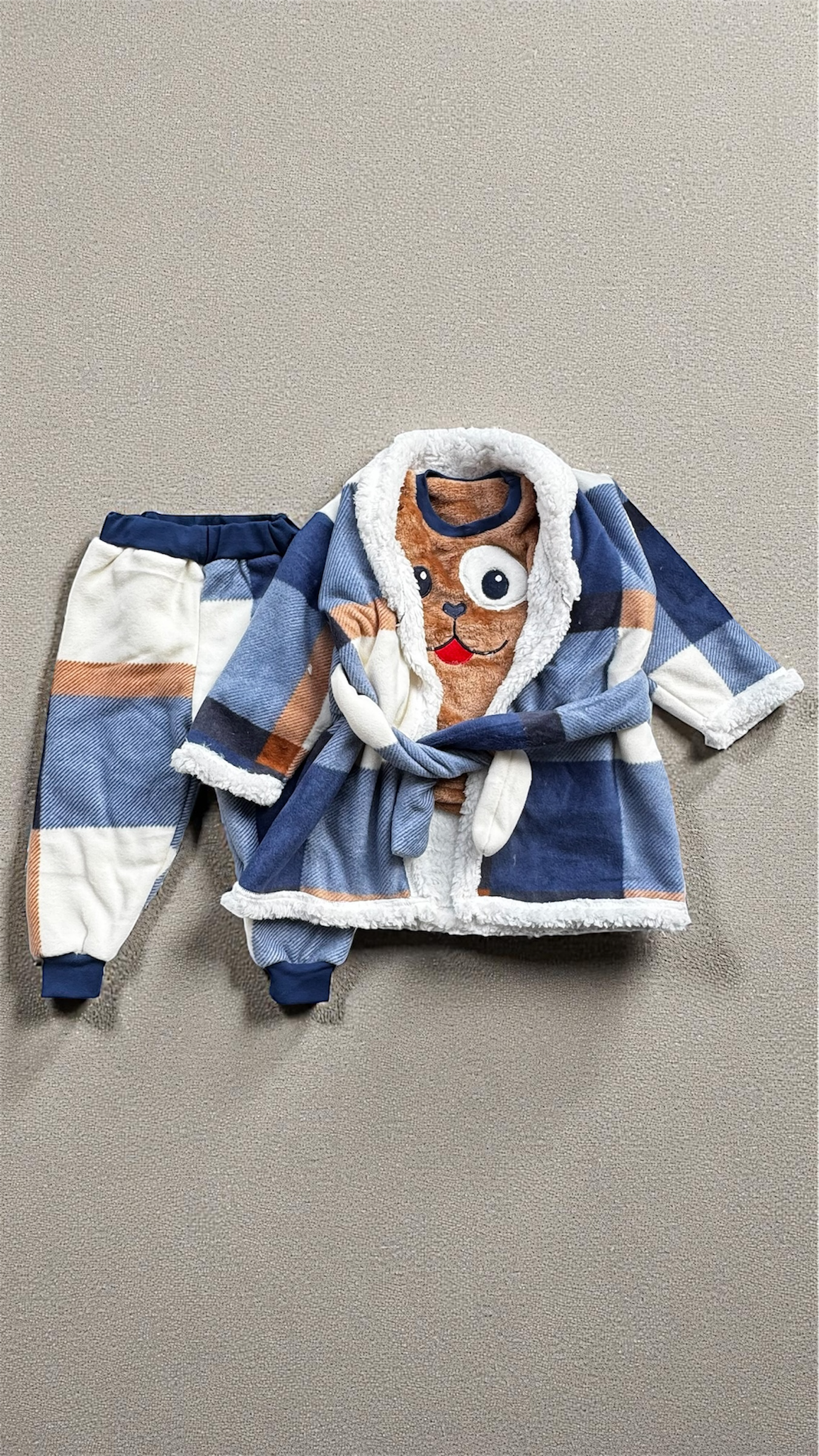Winter fur kids pjs