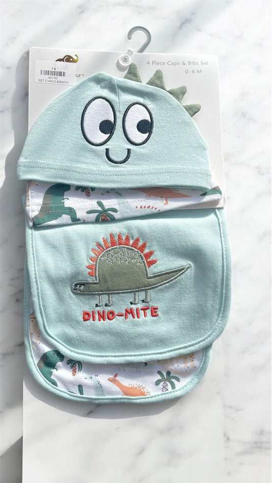 Hat and bib set