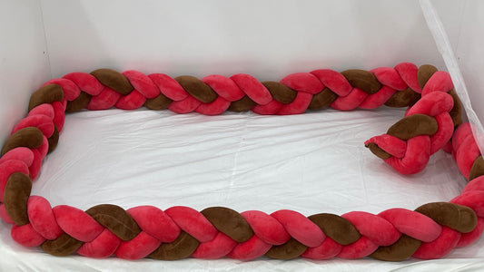 Bed braided bumper