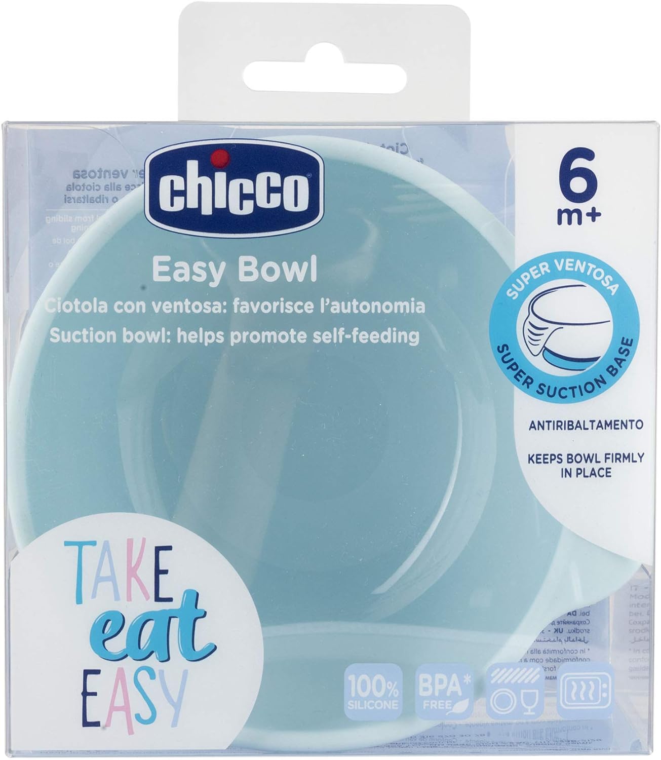 CHICCO Easy Bowl Pink 6m+