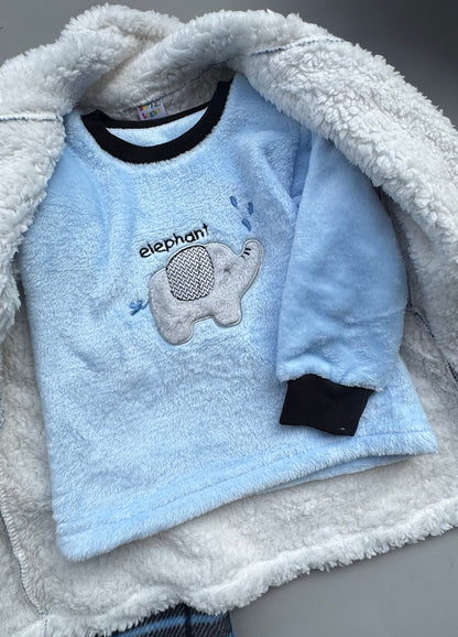 Winter fur kids pjs