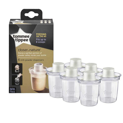 Tommee tippee 6 milk powder dispensers