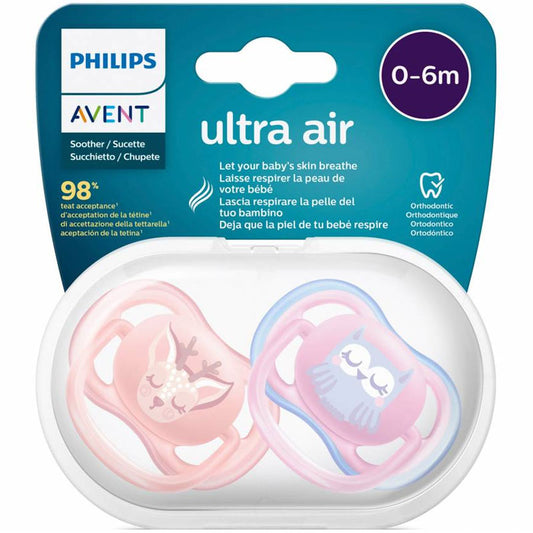 Avent 0-6m Pacifiers Ultra Air