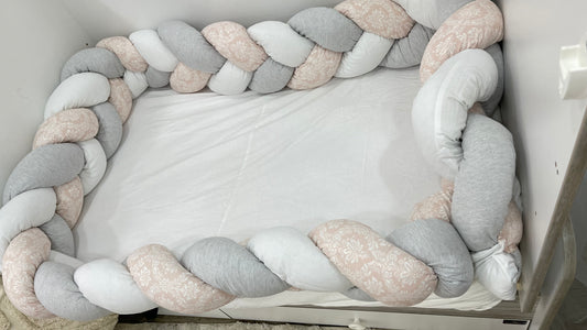 Bed braided bumper