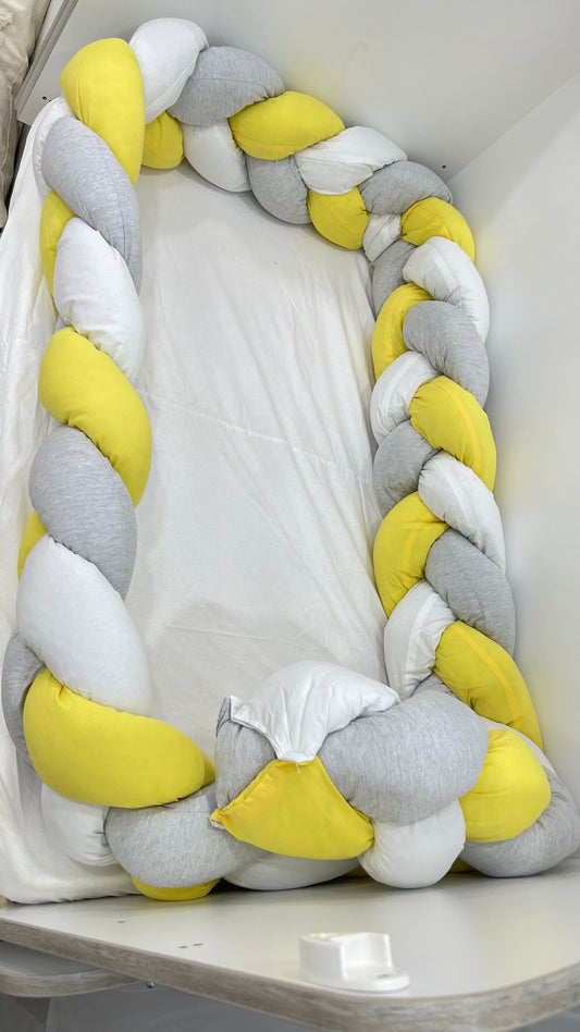 Bed braided bumper